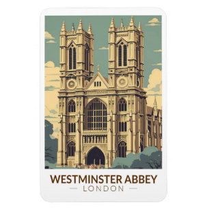 Westminster Abbey England Reisen Vintag Magnet