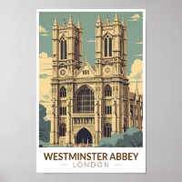 Westminster Abbey England Reisen Vintag