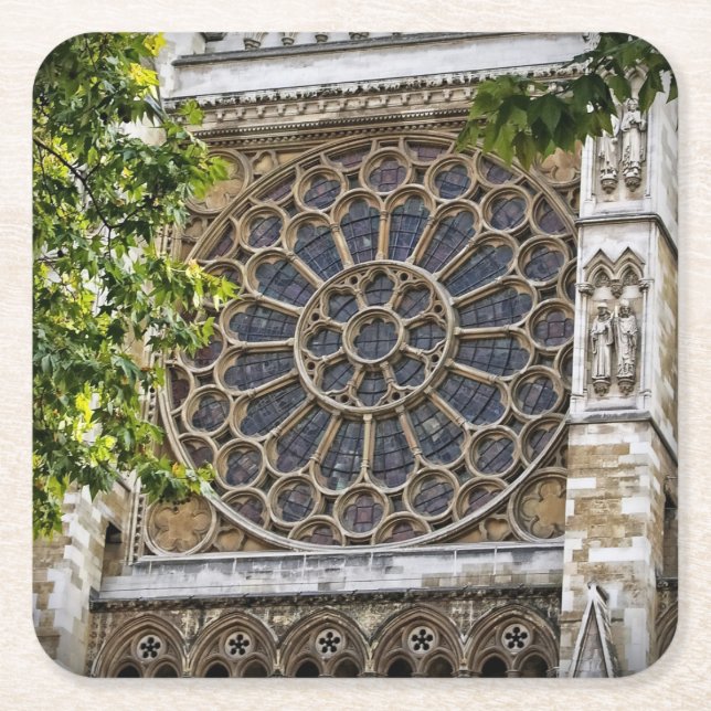 Westminster Abbey - Glasfenster - Untersetzer (Vorderseite)