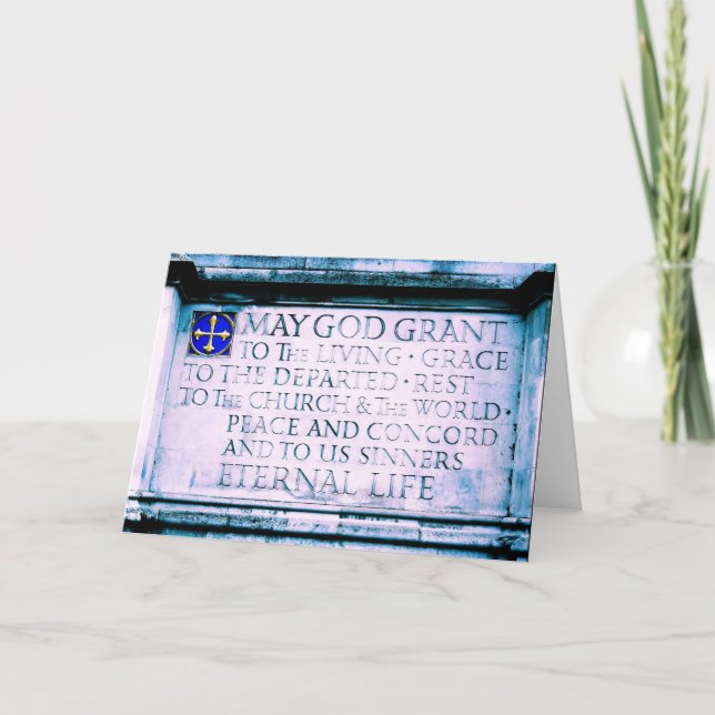 Westminster Abbey - London - Blank Greeting Card Karte (Vorderseite)