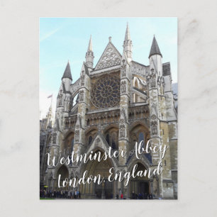Westminster Abbey — London, England Postkarte