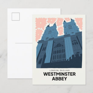 Westminster Abbey London England Reisen Postkarte