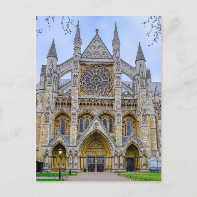 Westminster Abbey, London UK Postcard Postkarte (Vorderseite)