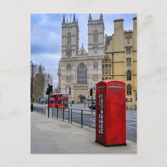 Westminster Abbey, London UK Postcard Postkarte (Vorderseite)