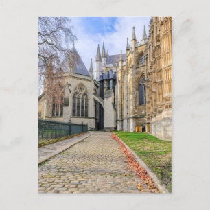 Westminster Abbey, London UK Postcard Postkarte