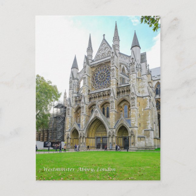 Westminster Abbey London UK Postcard Postkarte (Vorderseite)