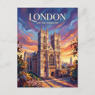 Westminster Abbey Vereinigtes Königreich Postkarte