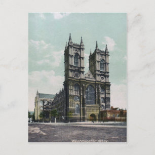 Westminster Abbey Vintag Postcard Postkarte