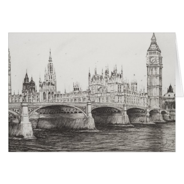 Westminster Bridge London UK. 30/10/2006 (Vorderseite (Horizontal))