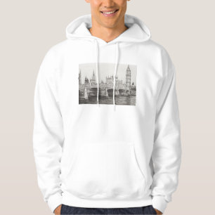 Westminster-Brücke London Großbritannien. Hoodie