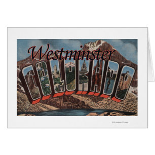 Westminster, Colorado - große Buchstabe-Szenen