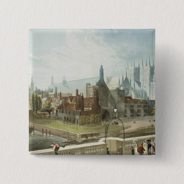 Westminster Hall und Abtei Button (Vorderseite)