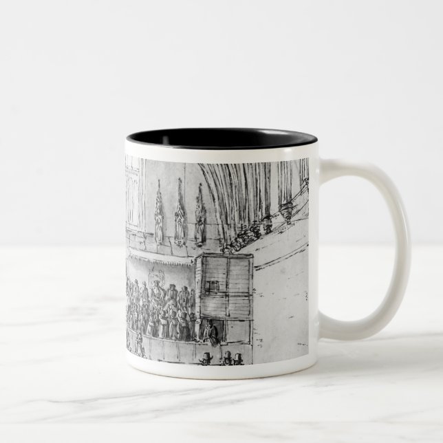 Westminster Hall Zweifarbige Tasse (Rechts)
