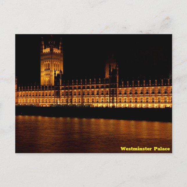 Westminster Palace Postkarte (Vorderseite)