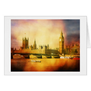 Westminster Palace und Brücke mit Big Ben