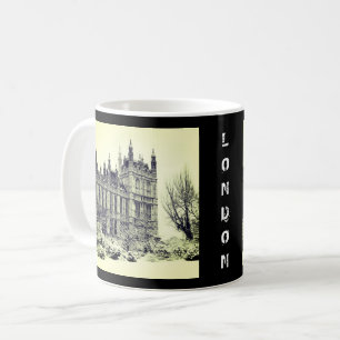 Westminster, Parlament, Winter London - Großbritan Kaffeetasse