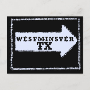 Westminster (Texas) Patch Postkarte
