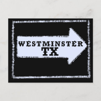 Westminster (Texas) Patch Postkarte