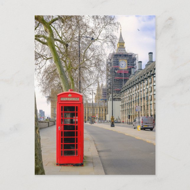 Westminster und Big Ben, London UK Postcard Postkarte (Vorderseite)