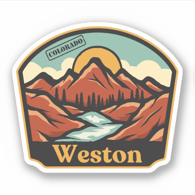 Weston, Colorado Sticker (Vorderseite)