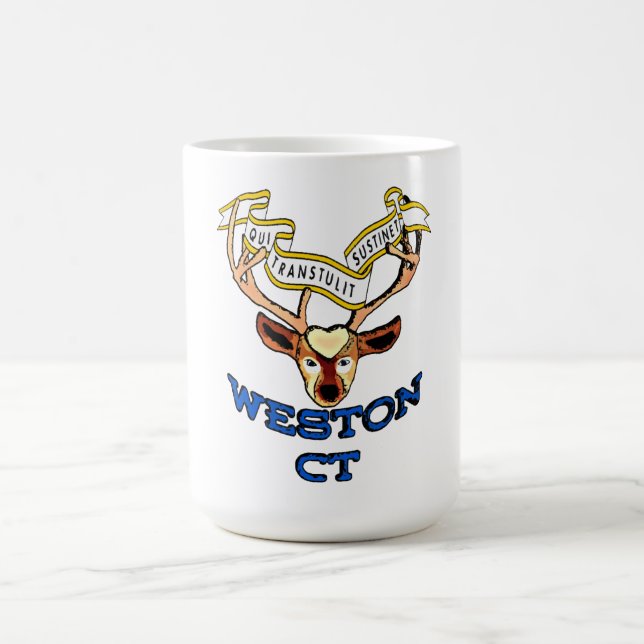 Weston Connecticut USA Deer Verwandlungstasse (Zentrum)