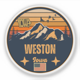 Weston, Iowa Aufkleber