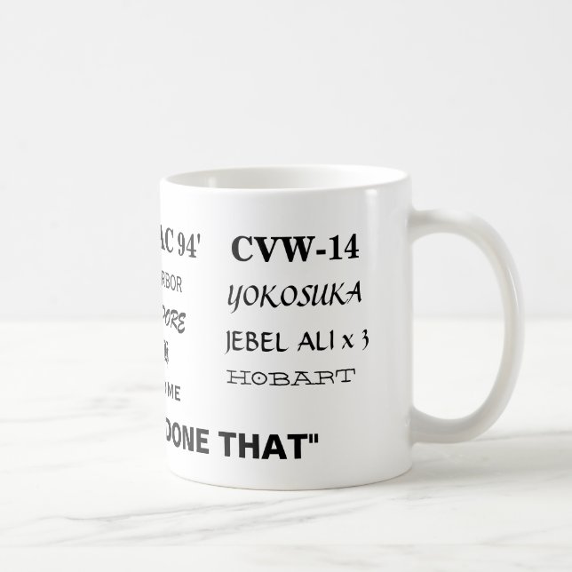 Westpac '94, CVN-70, CVW-14 Kaffeetasse (Rechts)