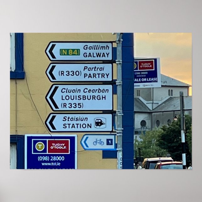 Westport Landkreis Mayo Ireland Europe Poster (Vorne)