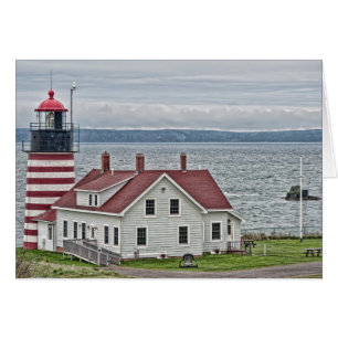WestQuoddy Hauptleuchtturm-Karte
