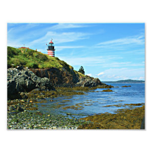WestQuoddy Hauptleuchtturm, Maine Fotodruck