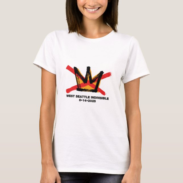 WESTSEATTLE EINZELNE KEINE T - Shirt (Vorderseite)