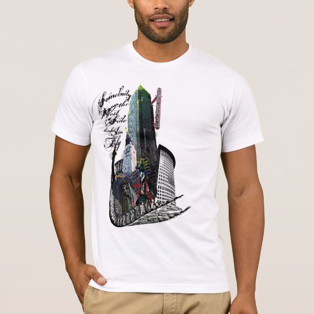 Westseite denkt, dass ich Fliege bin T-Shirt (Vorderseite)