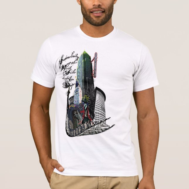 Westseite denkt, dass ich Schmiere bin T-Shirt (Vorderseite)