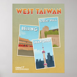 Westtaiwanesisch Poster 18" x 24"