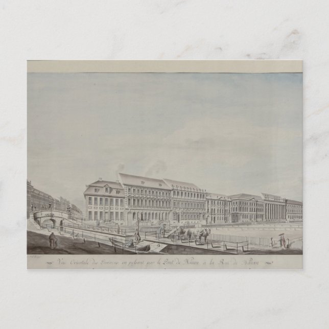 Westteil des Wilhelmsplatz, c.1773 Postkarte (Vorderseite)