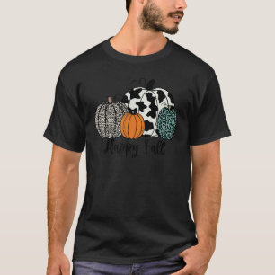 Westtexas Glücklicher Herbst Leopard Rindleder Kür T-Shirt