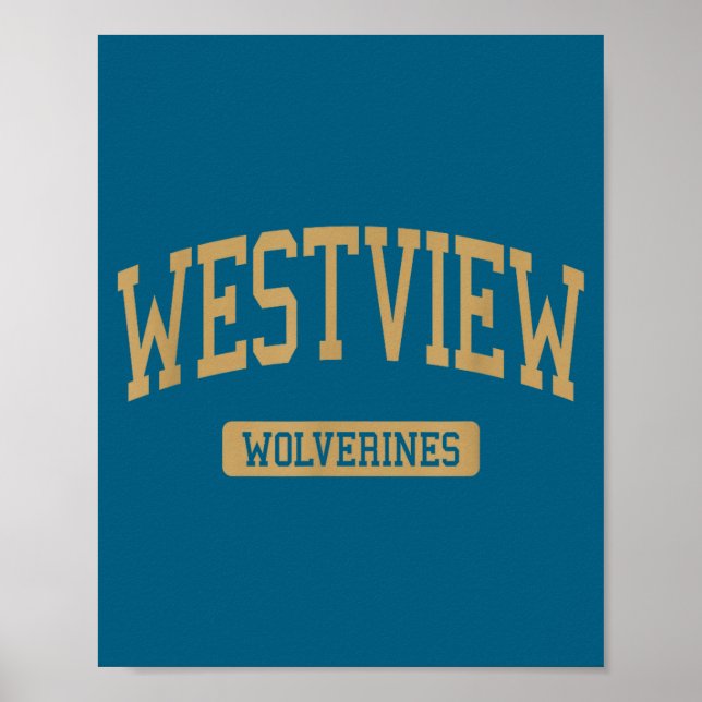 Westview High School HS San Diego CA Universitäts- Poster (Vorne)