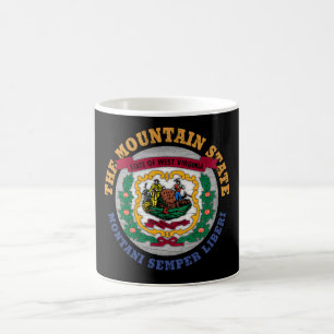 WESTVIRGINIEN BERGSTAAT FLAG KAFFEETASSE