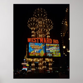 Westward Ho Las Vegas Poster Print