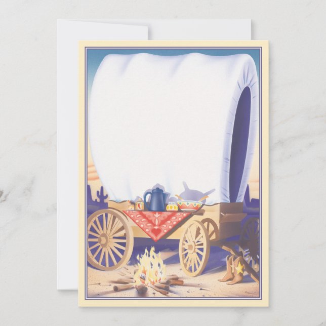 Westward Ho © Mitteilungskarte (Vorderseite)