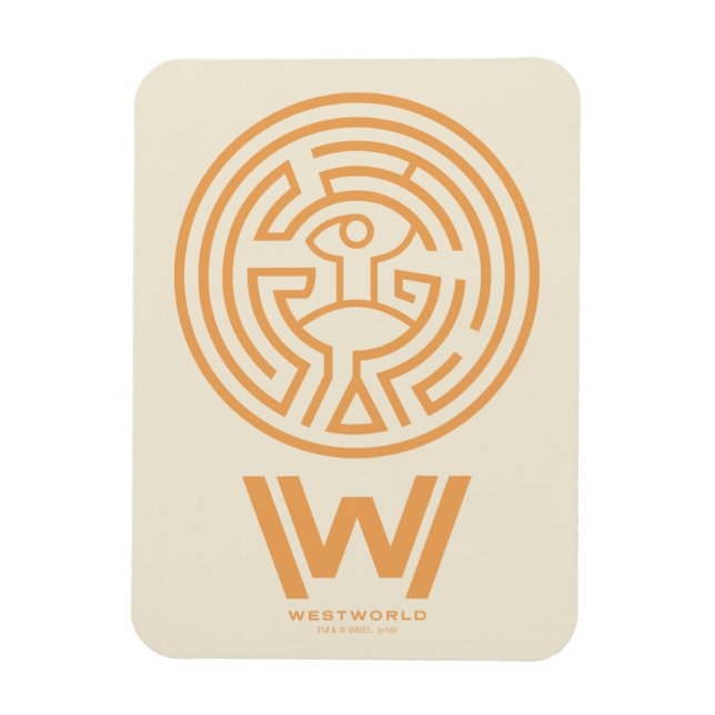 Westwelt | Das Maze-Symbol Magnet (Vertikal)