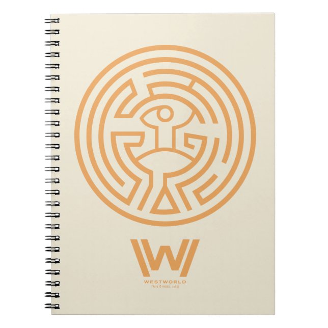 Westwelt | Das Maze-Symbol Notizblock (Vorderseite)