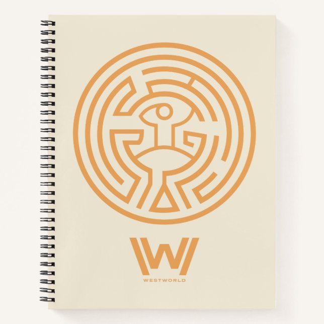 Westwelt | Das Maze-Symbol Notizbuch (Vorderseite)