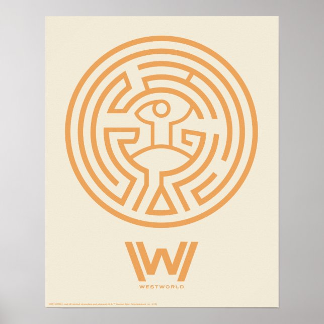 Westwelt | Das Maze-Symbol Poster (Vorne)