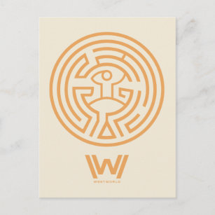 Westwelt   Das Maze-Symbol Postkarte
