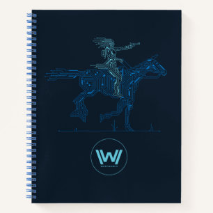 Westwelt   Dolores Reitkreislauf Grafik Notizbuch