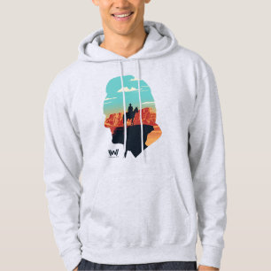 Westwelt   Dr. Ford Silhouette des Menschen in Sch Hoodie