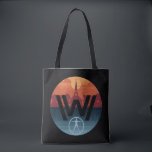 Westwelt | Escalante Church Logo<br><div class="desc">Karo in dieser Westworld-Logo-Grafik mit der Weißen Kirche und der Stadt Escalante oben und dem Vitruvianischen Android unten.</div>