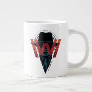 Westwelt   The Man in Black Logo Graphic Jumbo-Tasse
