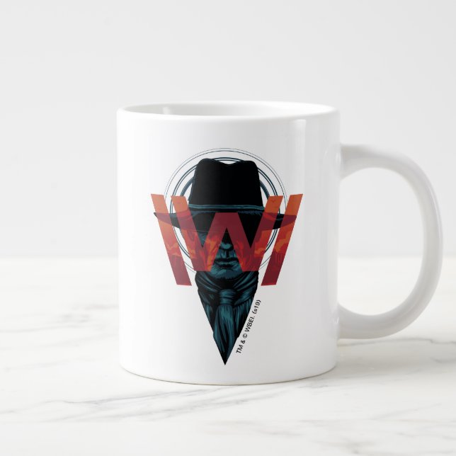 Westwelt | The Man in Black Logo Graphic Jumbo-Tasse (Rechts)